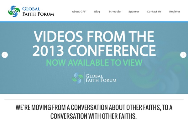 globalfaithforum.com site used Kaleidoscope