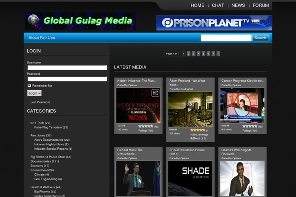 globalgulag.com site used WpTube 4