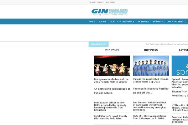 globalindianewswire.com site used News-maxx-1.0.1