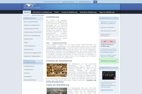 globalisierung-fakten.de site used Theme766