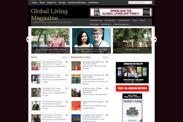 globallivingmagazine.com site used WP-MediaMag