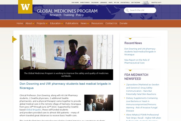 globalmedicines.org site used Uw-2014-master