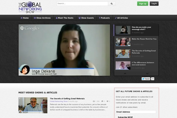 globalnetworkingshow.com site used Gns
