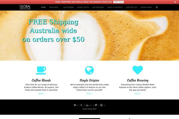 globalorganiccoffee.com site used DMS