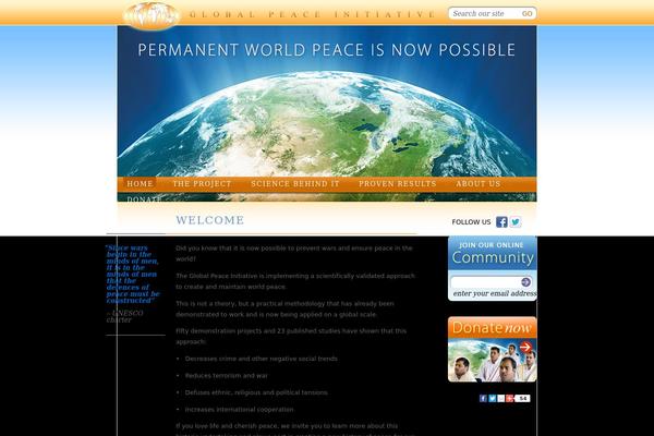 globalpeaceproject.net site used Bsf