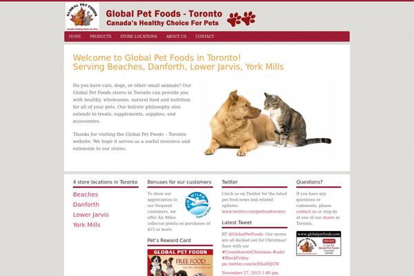 globalpetfoodstoronto.ca site used Gpf