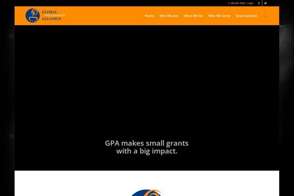 Enfold theme site design template sample