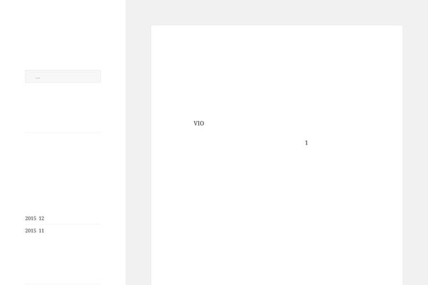 Twenty Fifteen theme site design template sample