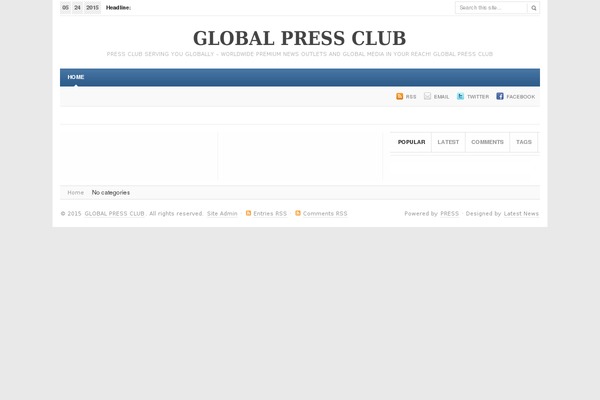 globalpressclub.com site used Beginner-child