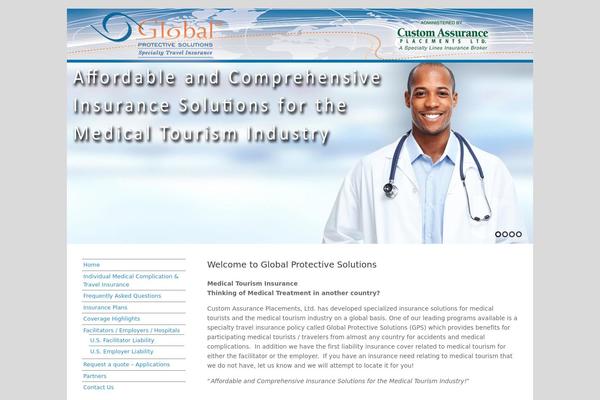 Vantage theme site design template sample