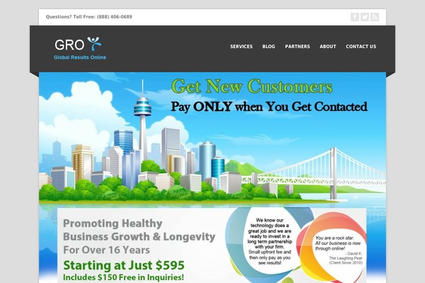 Corpo theme site design template sample