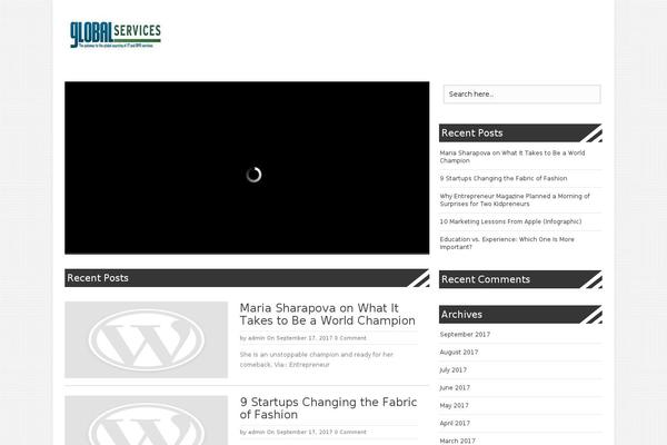 WordPress website example screenshot