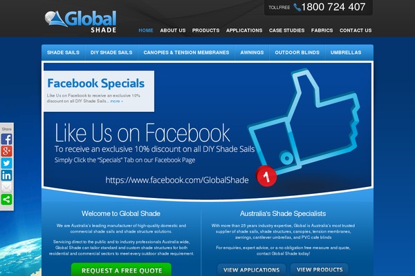 globalshade.com.au site used Gsd