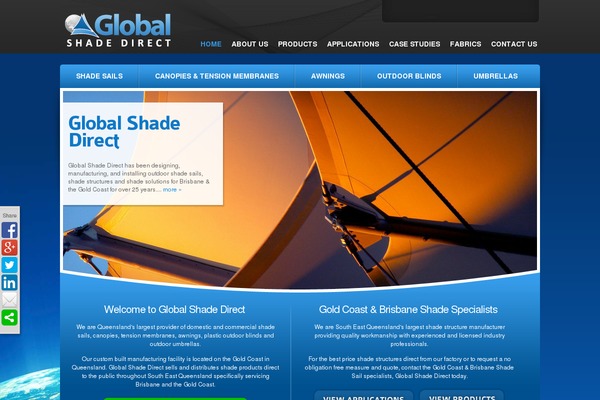 globalshadedirect.com.au site used Gsd