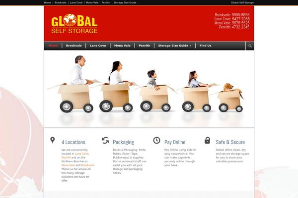 globalstorage.com.au site used Modernize v3