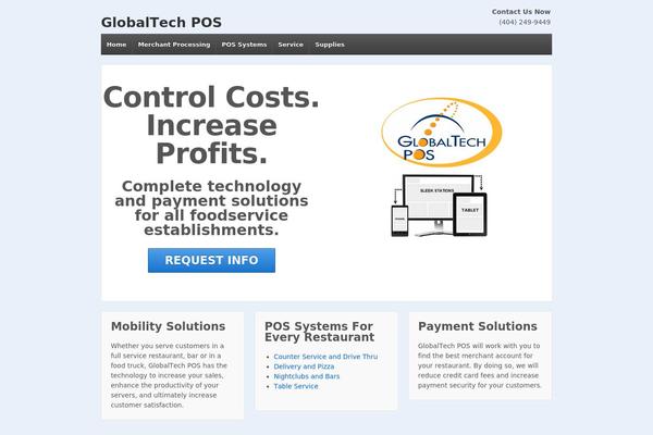 Responsive theme site design template sample