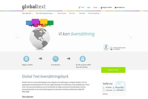 globaltext.se site used Globaltext