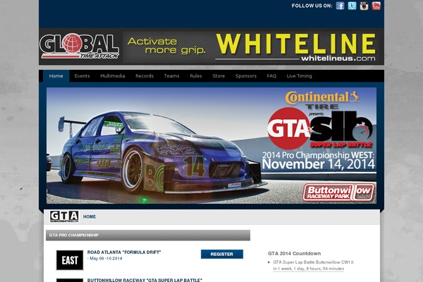 globaltimeattack.com site used Globaltimeattack