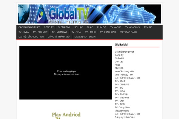 globaltivi.net site used Videography