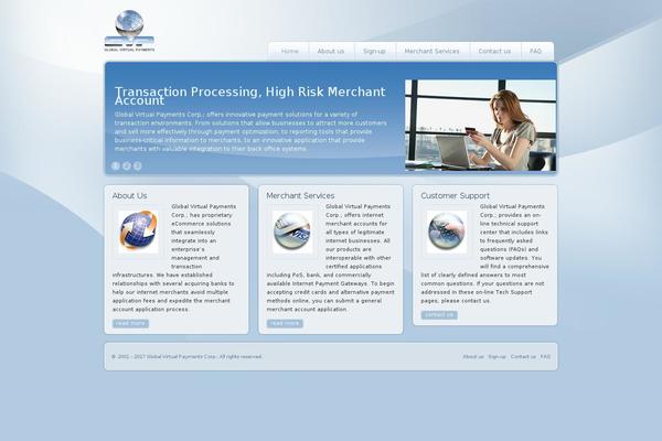 WordPress website example screenshot