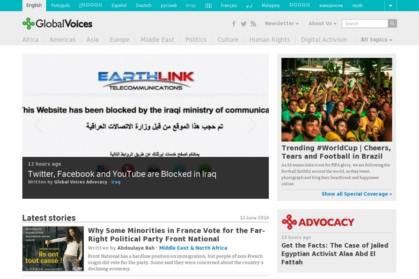 globalvoicesonline.org site used Gv-news-theme