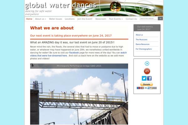 globalwaterdances.org site used Global-water-dances