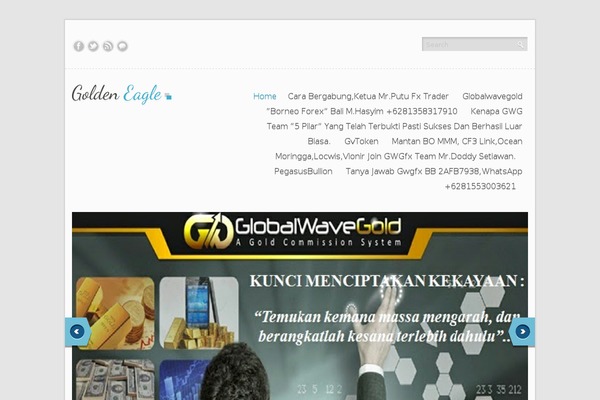 Golden Eagle Lite theme site design template sample