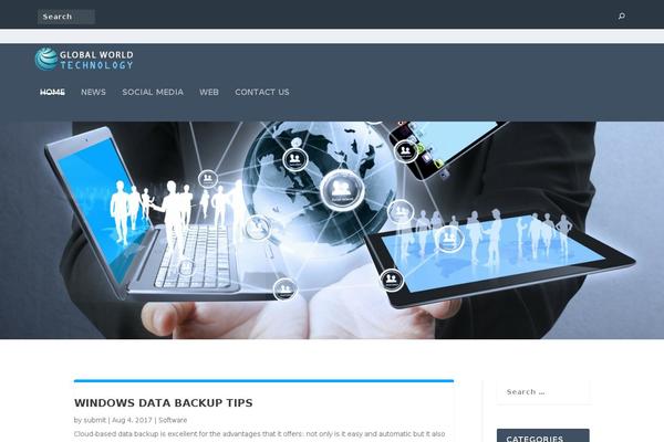 WordPress website example screenshot