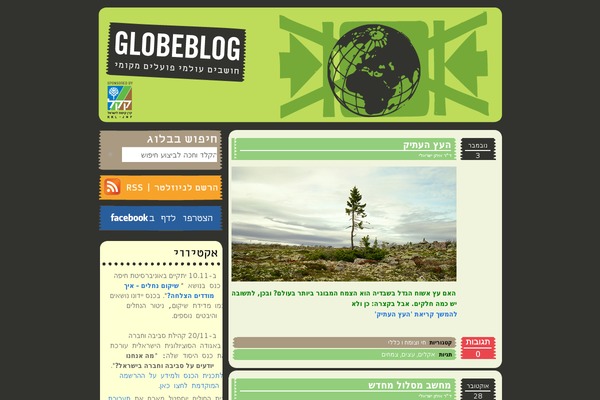 globeblog.co.il site used Wp-velcro