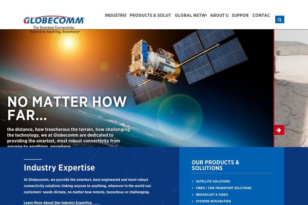 globecommsystems.com site used Globecomm