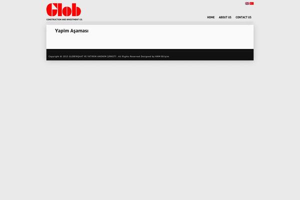 Glob theme site design template sample