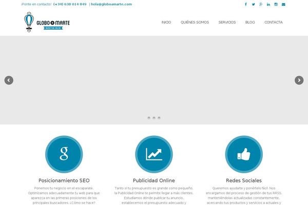 globoamarte theme websites examples