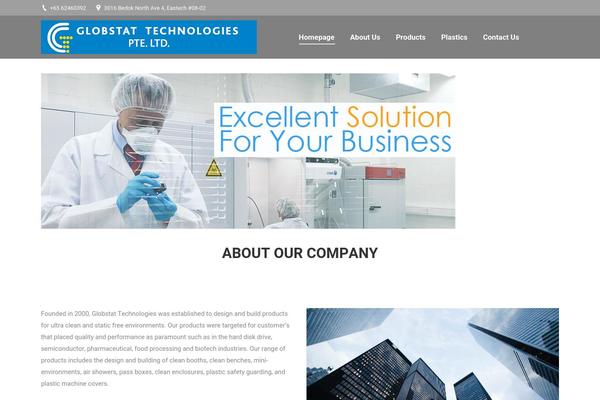 globstat-tech.com site used The7