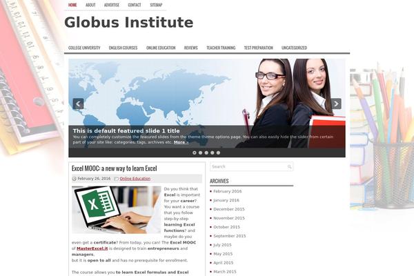 Educationpress theme site design template sample