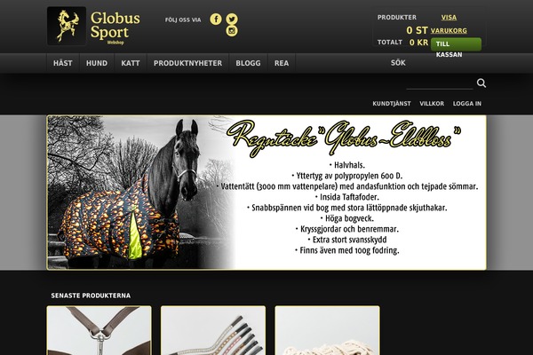 globussportwebshop.se site used Globussport