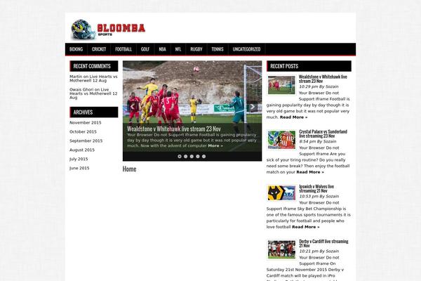 gloomba.com site used Novanews
