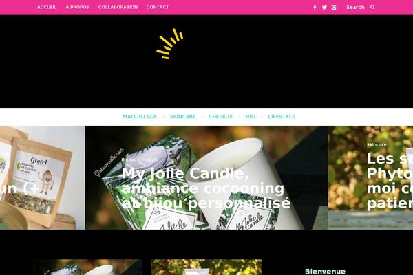 SimpleMag child theme site design template sample
