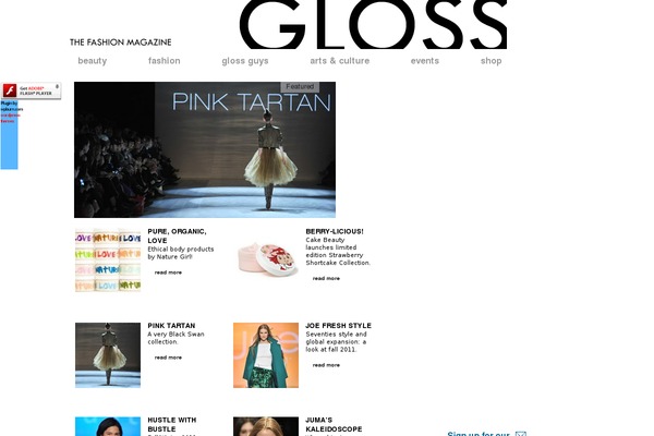 glossmag.ca site used Gloss