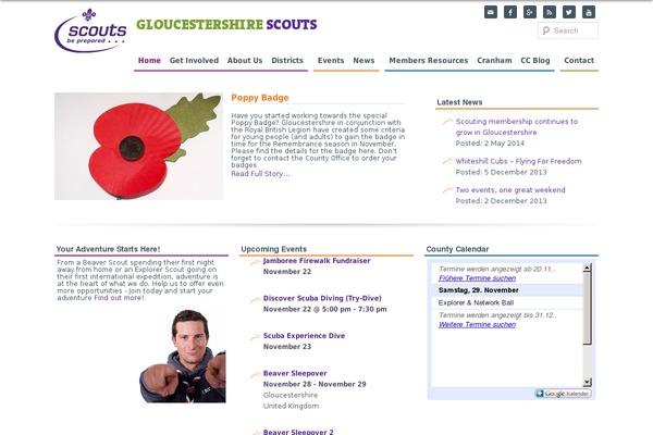 gloucestershire-scouts.org.uk site used Gosasgscouts