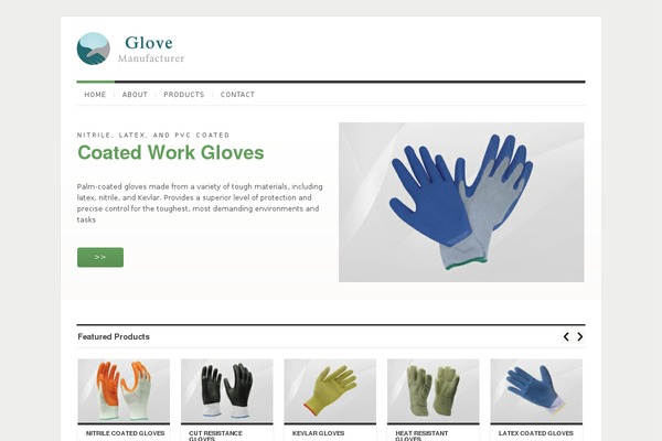 glove theme websites examples