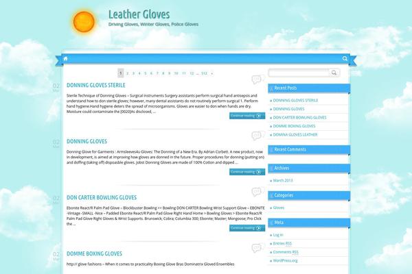 glovesbales.net site used Sunny Blue Sky