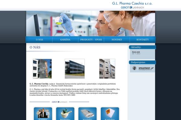 glpharma.cz site used Pharma