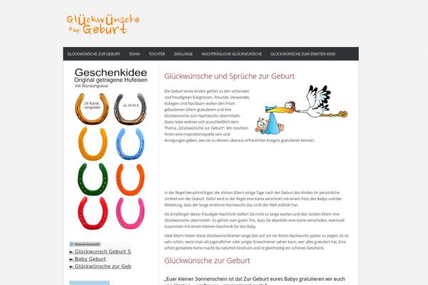 WordPress website example screenshot
