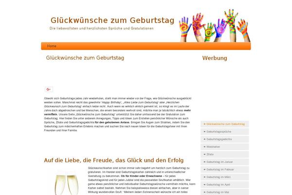 glueckwuenschezumgeburtstag.net site used Glueckwuenschezumgeburtstag3