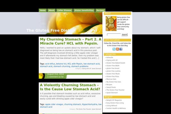 glutenfreedietblog.com site used Citrus Mix