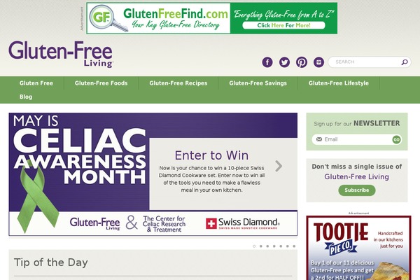 glutenfreeliving.com site used Glutenfreeliving-2014