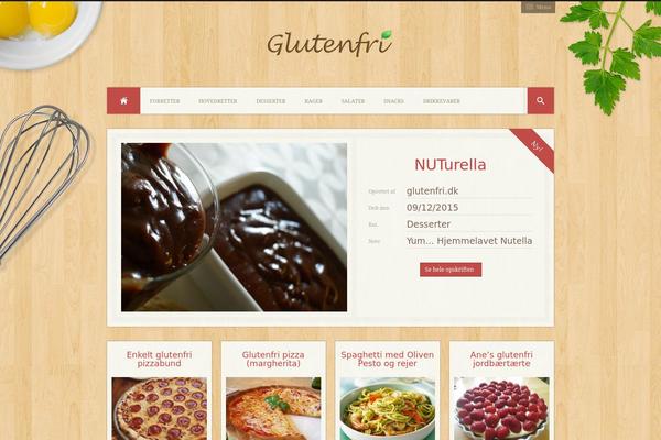 glutenfri.dk site used Ingredients