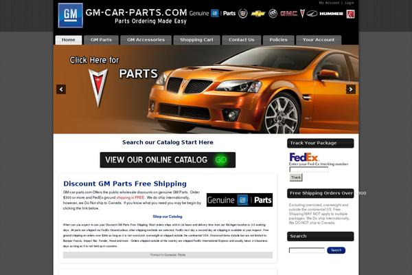 gm-car-parts.com site used Gm-car-parts