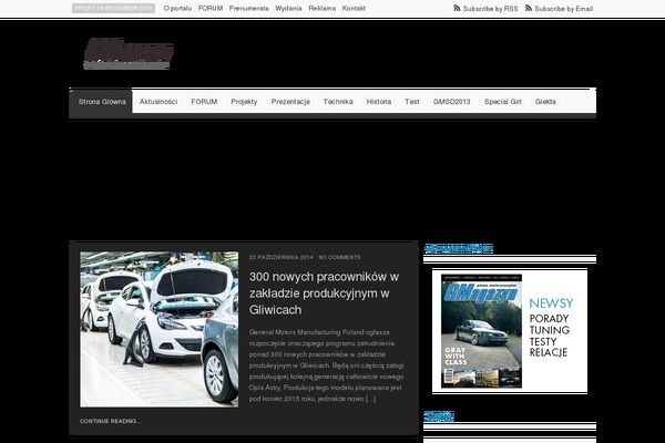 gmagazyn.pl site used Gm