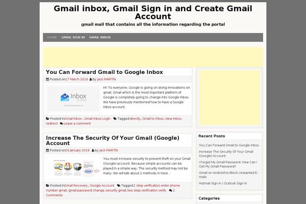 gmailinbox.net site used CleanWP
